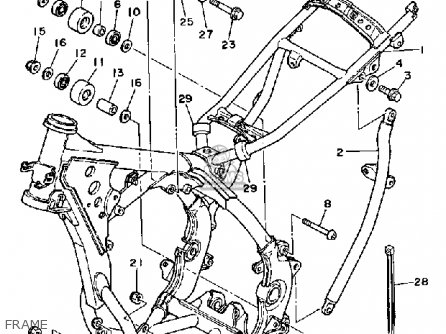 Yamaha YZ125 COMPETITION 1991 (M) USA parts lists and schematics