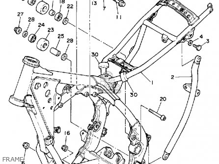 Yamaha Yz250-1 Competition 1992 (n) Usa Parts Lists And Schematics