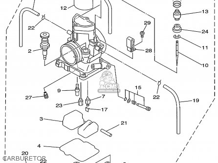 Yamaha YZ250-1 COMPETITION 1999 (X) USA parts lists and schematics