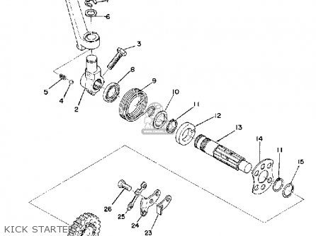 Yamaha Yz250 1974 Usa Parts Lists And Schematics