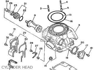 Yamaha YZ250 1989 3JE1 SWEDEN 293JE-322E1 parts lists and schematics