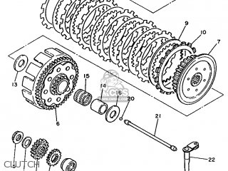 Yamaha Yamaha YZ250 1992 4DA3 JAPAN 224DA-100E1 parts lists