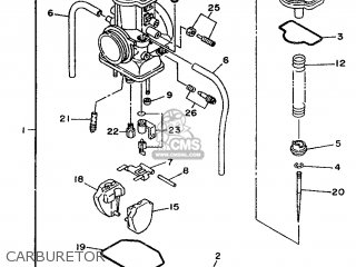 Yamaha YZ250 1993 4EW3 JAPAN 234EW-100E2 parts lists and schematics