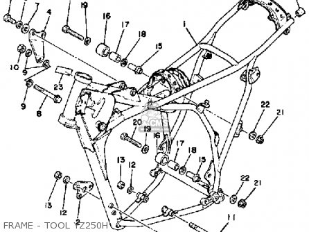 Yamaha YZ250 COMPETITION 1980 (A) USA parts lists and schematics Yamaha YZ250 COMPETITION 1980 (A) USA parts lists and schematics