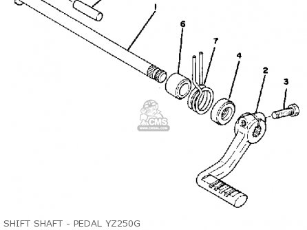Yamaha YZ250 COMPETITION 1980 (A) USA parts lists and schematics Yamaha YZ250 COMPETITION 1980 (A) USA parts lists and schematics
