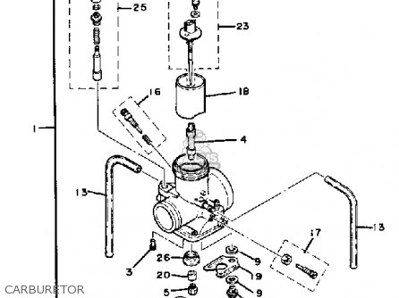 Yamaha YZ250 COMPETITION 1982 (C) USA parts lists and schematics