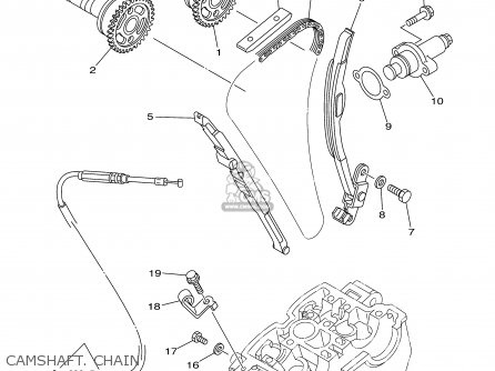 Yamaha YZ250F COMPETITION 2002 (2) USA parts lists and schematics