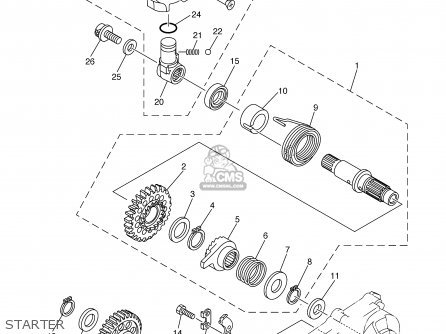 Yamaha YZ250F COMPETITION 2002 (2) USA parts lists and schematics