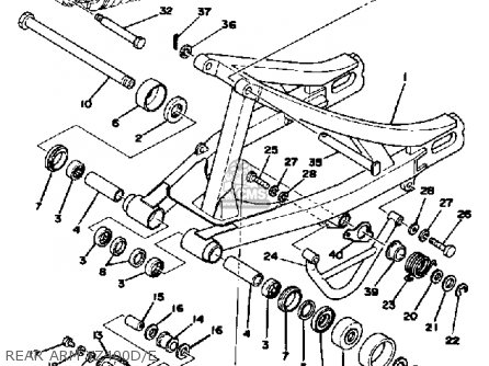 Yamaha YZ400 COMPETITION 1978 USA parts lists and schematics