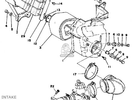 Yamaha YZ400 COMPETITION 1979 USA parts lists and schematics