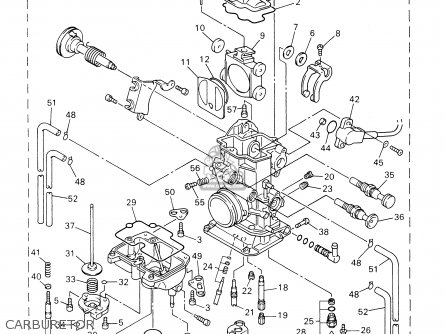 Yamaha YZ426F COMPETITION 2000 (Y) USA parts lists and schematics