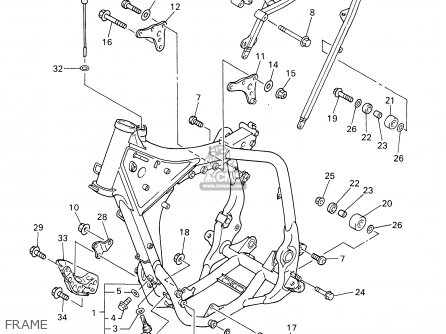 Yamaha YZ426F COMPETITION 2002 (2) USA parts lists and schematics