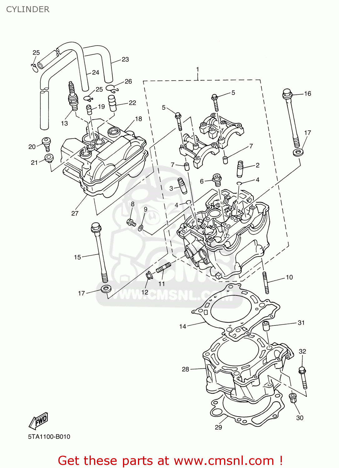 yamaha yz450f parts