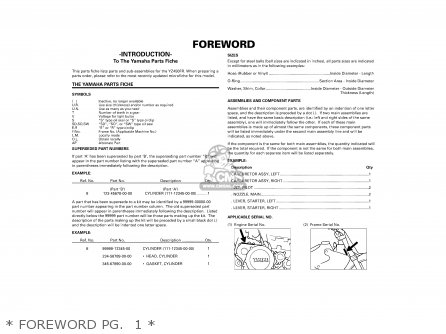 Yamaha YZ450F 2003 (3) 50STATES USA parts lists and schematics