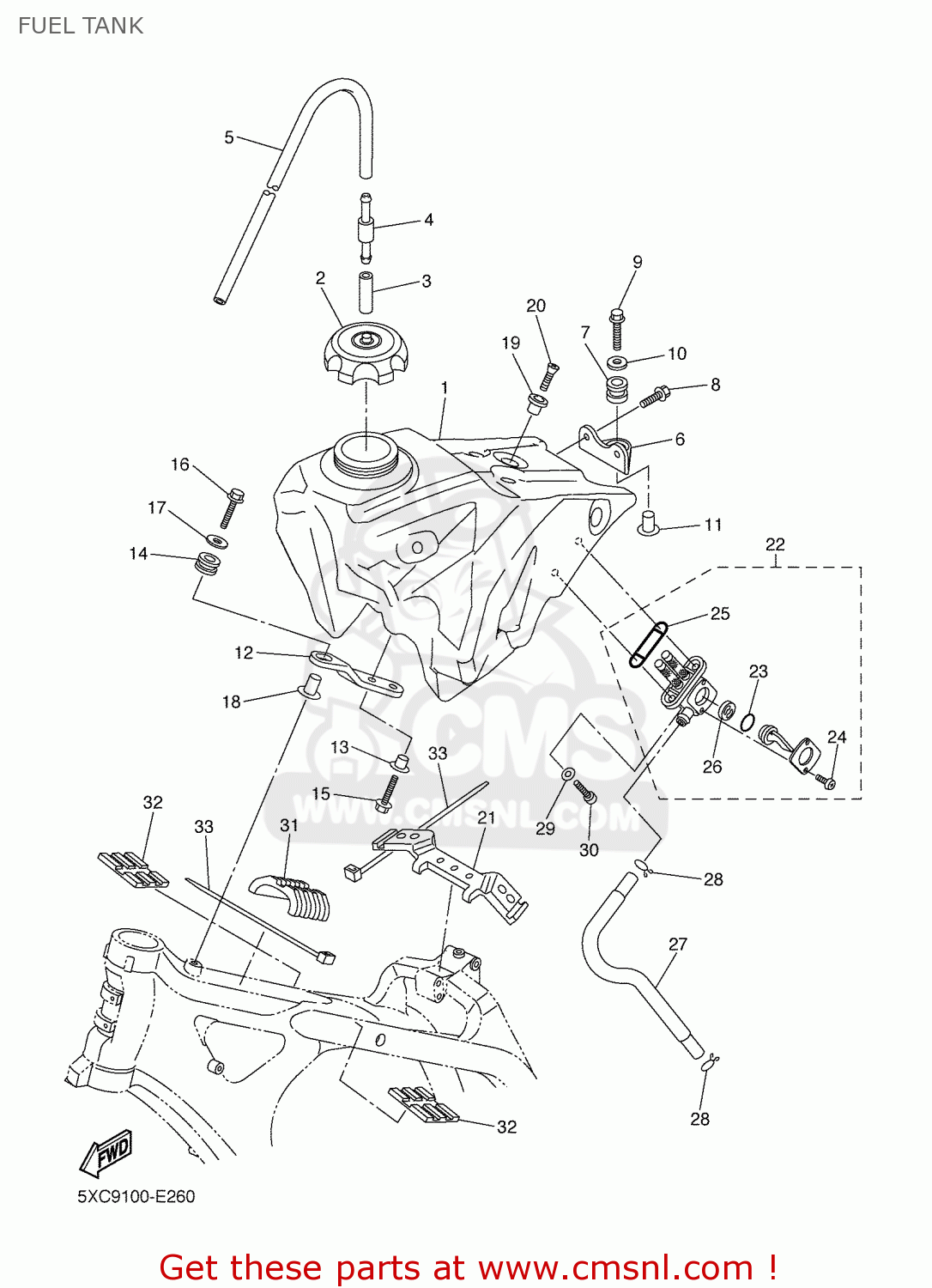 yamaha yz450f parts