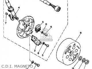 Yamaha YZ490 COMPETITION 1983 (D) USA parts lists and schematics