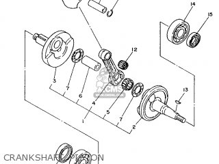 Yamaha YZ80 1988 2VF EUROPE 282VF-300E1 parts lists and schematics