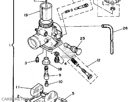 Yamaha YZ80 1989 (K) USA parts lists and schematics