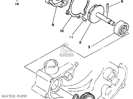 Yamaha YZ80 1989 (K) USA parts lists and schematics