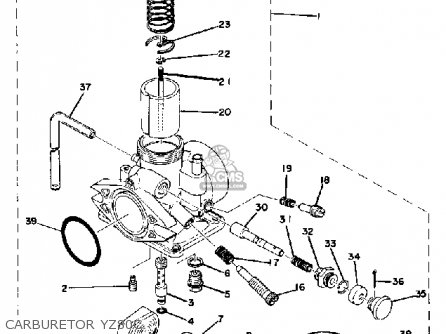 Yamaha Yz80 Competition 1976 Usa parts list partsmanual partsfiche