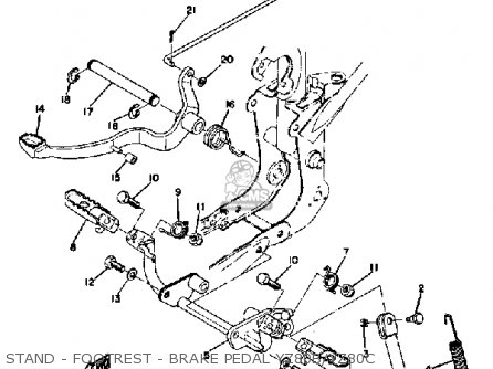 Yamaha Yz80 Competition 1976 Usa Parts Lists And Schematics