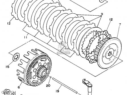 Yamaha YZ80-1 1995 (S) USA parts lists and schematics