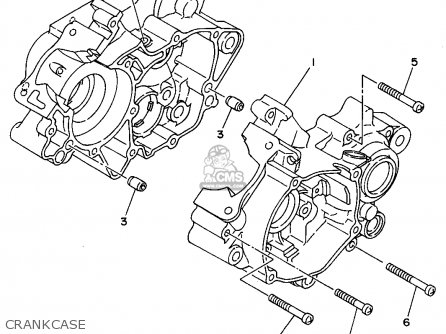 1987 - 1992 YAMAHA YZ80 YZ 80 OEM ENGINE MOTOR BOTTOM END