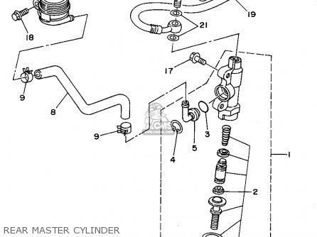 Yamaha YZ80-1 1995 (S) USA parts lists and schematics