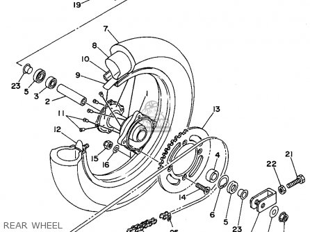Yamaha YZ80-1 1995 (S) USA parts lists and schematics