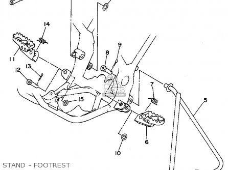 Yamaha YZ80-1 1995 (S) USA parts lists and schematics