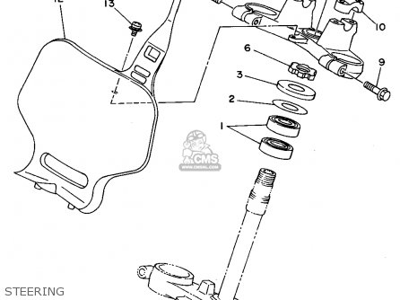 Yamaha YZ80-1 1995 (S) USA parts lists and schematics