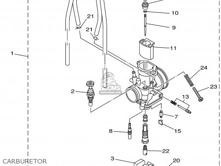 Схема карбюратора yamaha 5