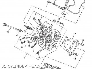 01 CYLINDER HEAD - YZF-R125 2012 5D7B EUROPE 1L5D7-300EB