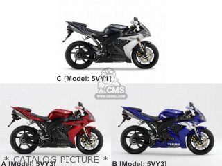 Yamaha YZF-R1 2004 5VY1 ITALY 1C5VY-300E1 パーツリストと回路図