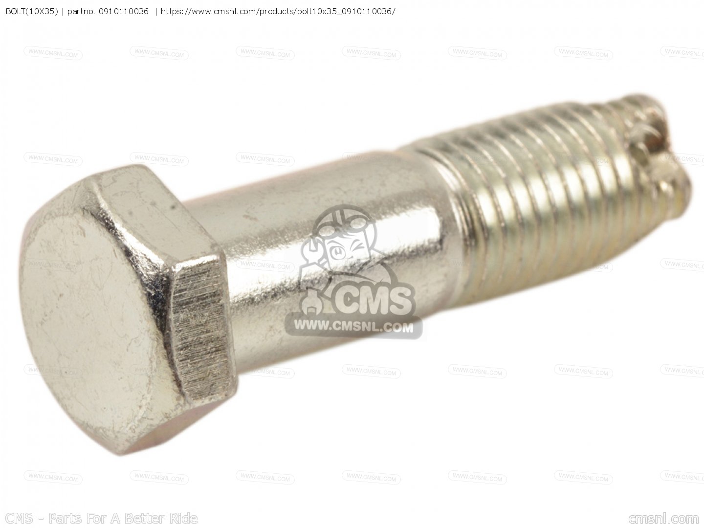 0910110036：ボルト 10X35 Suzuki - CMSNLで09101-10036を購入する。