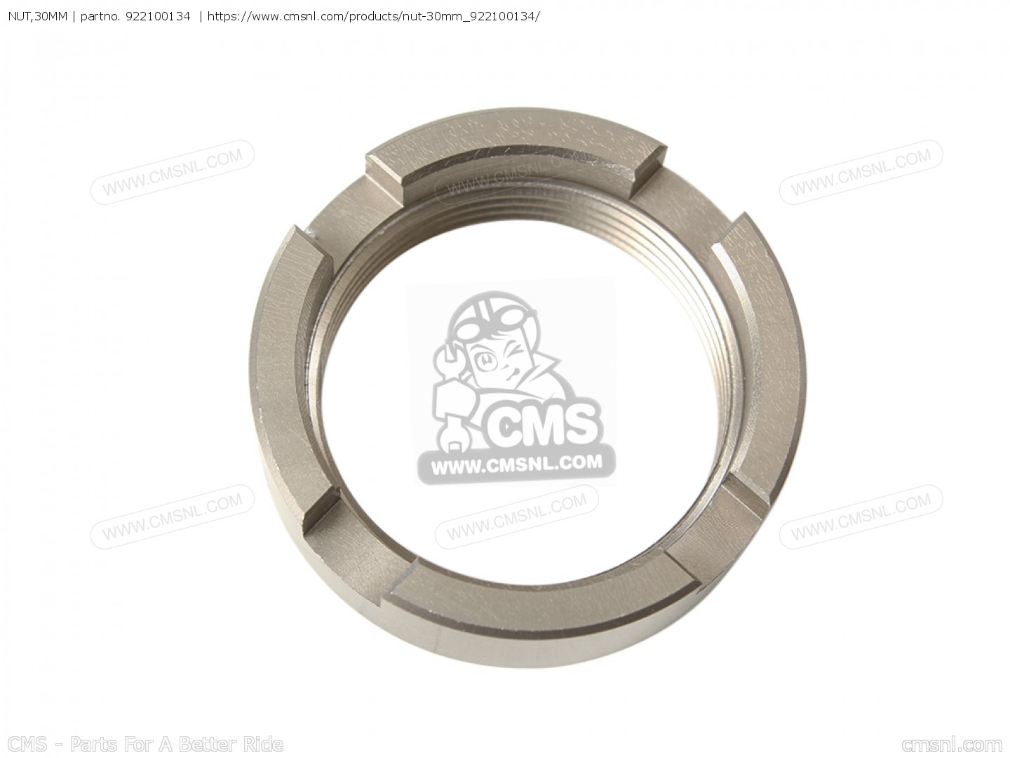 ナット 30MMをKawasakiに - CMSNLで注文