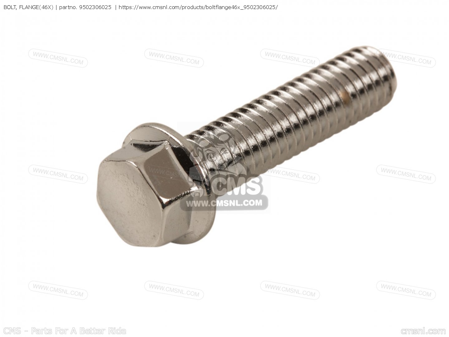 9502306025：ボルト フランジ 46X Yamaha - CMSNLで95023-06025-00を