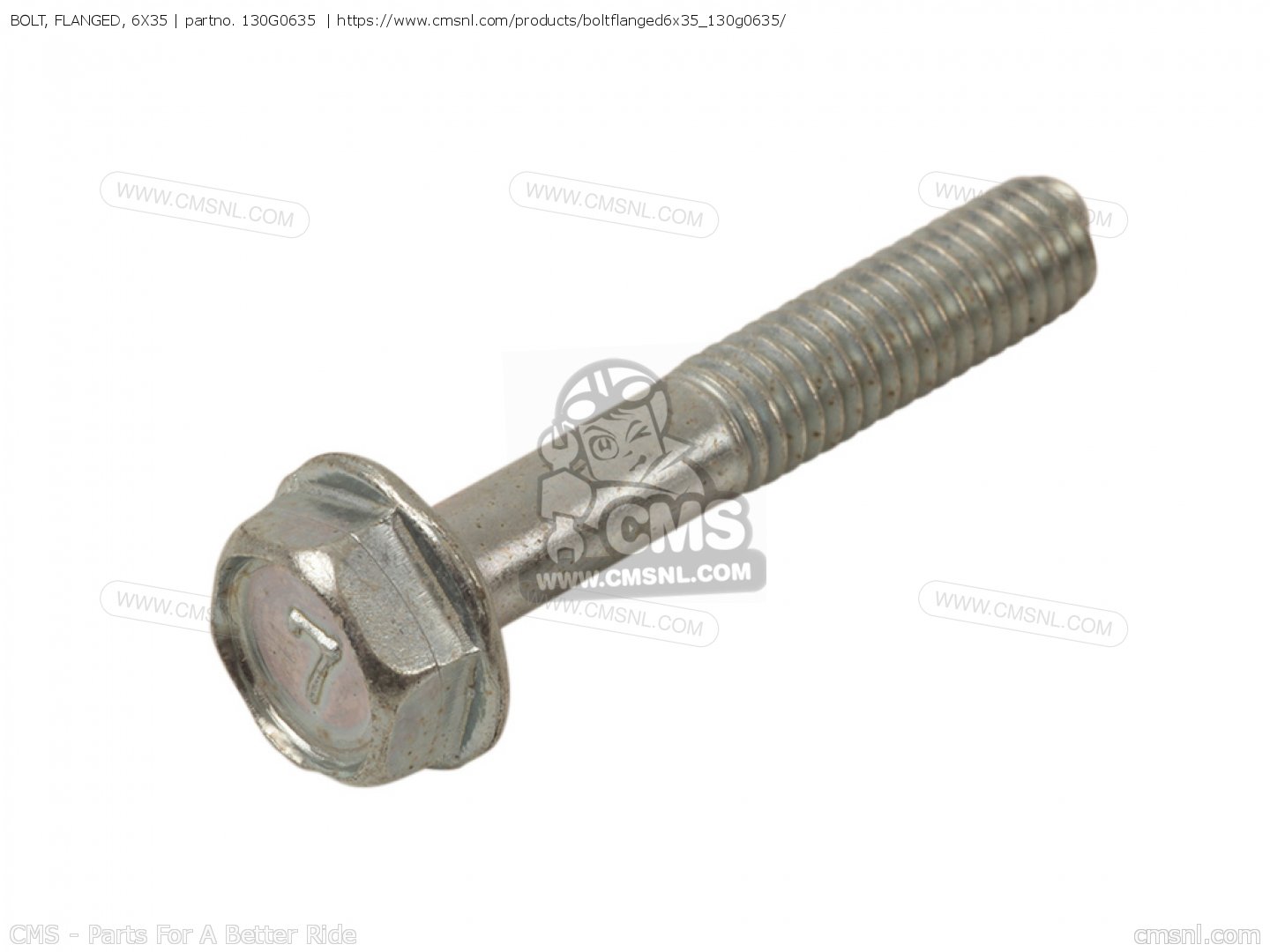 ボルト ボルト フランジ付き 6X35をKawasakiに - CMSNLで注文