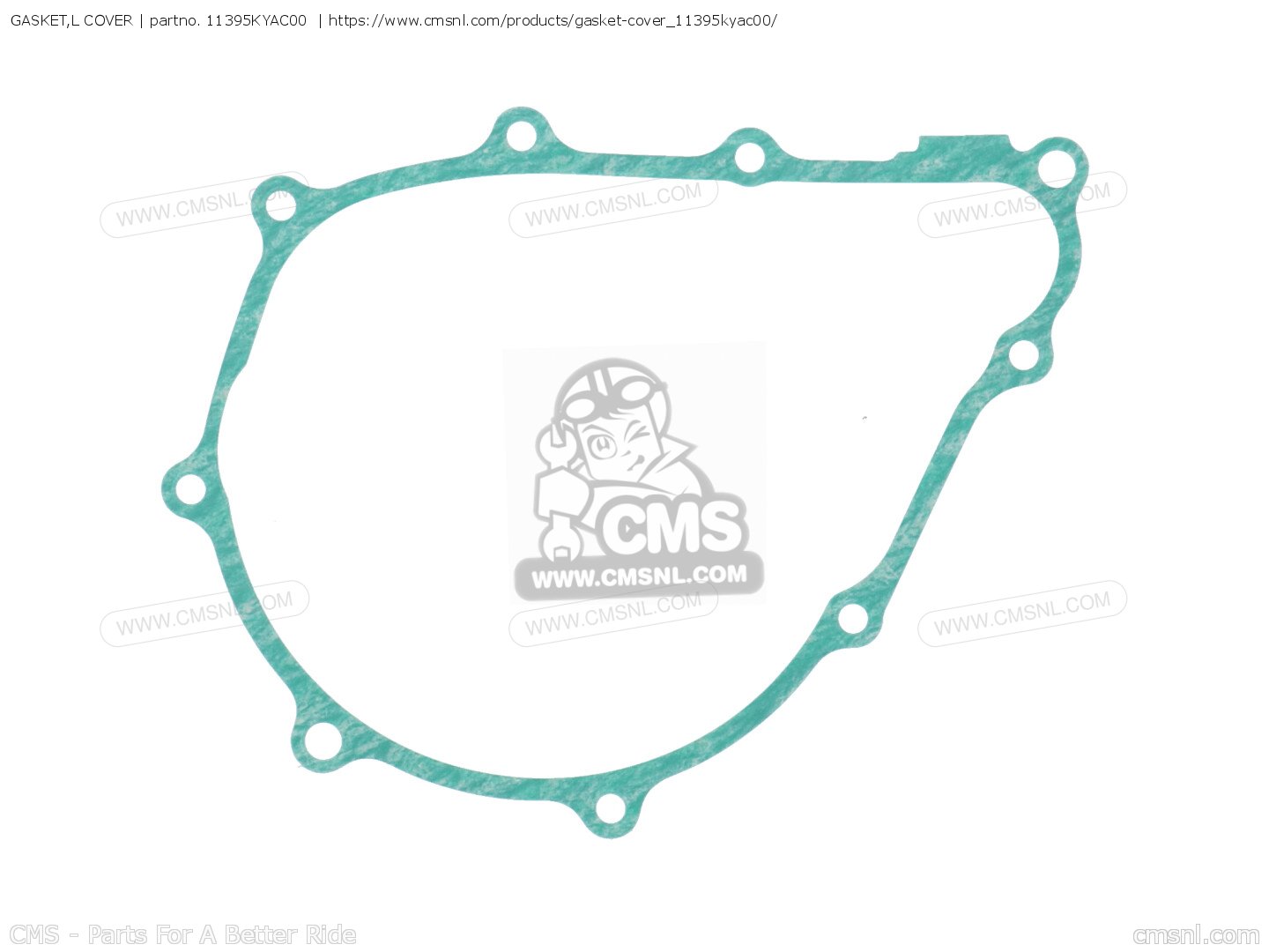 11395KYAC00：ガスケット L カバー Honda - CMSNLで11395-KYA-C00を