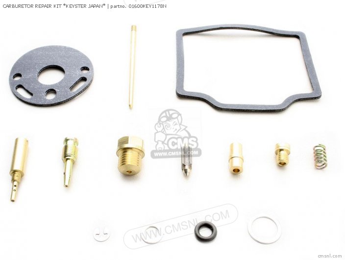 01600KEY1178N (01600key1178nr) Carburetor Repair Kit *keyster Japan