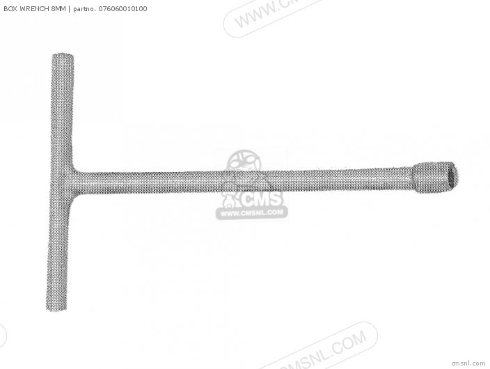 (076060010101) BOX WRENCH 8MM (076060010101) BOX WRENCH 8MM