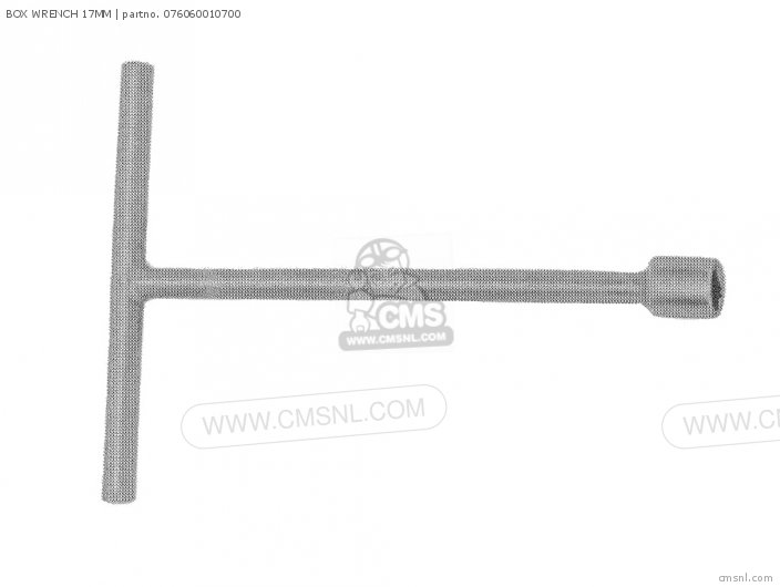 (076060010701) BOX WRENCH 17MM (076060010701) BOX WRENCH 17MM