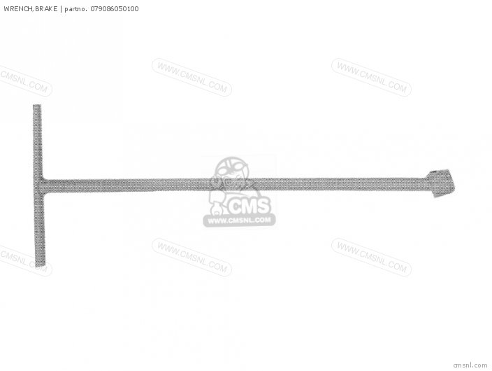 (07708-0020001) WRENCH,BRAKE (07708-0020001) WRENCH,BRAKE