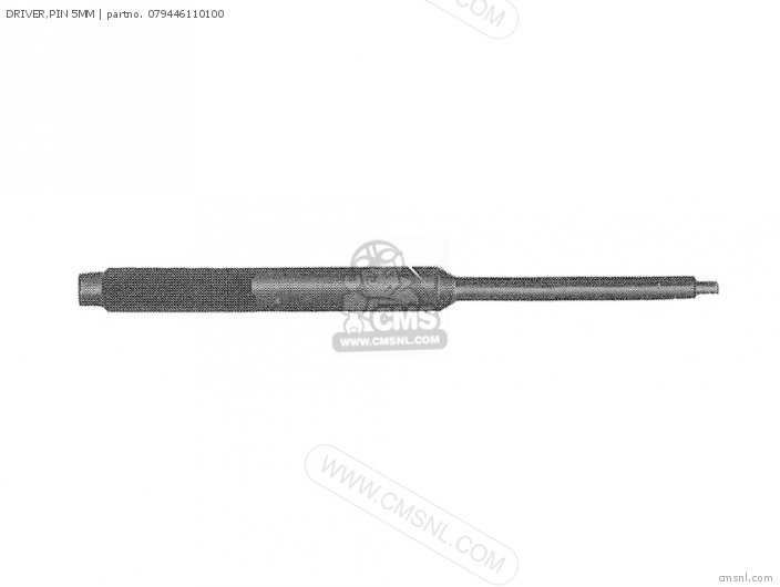 (07744-0010400) DRIVER,PIN 5MM (07744-0010400) DRIVER,PIN 5MM