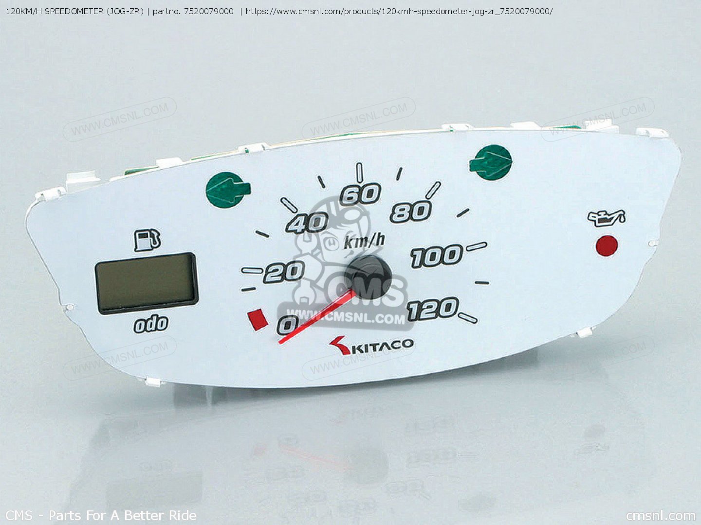 7520079000: 120KM/H SPEEDOMETER (JOG-ZR) Kitaco - buy the