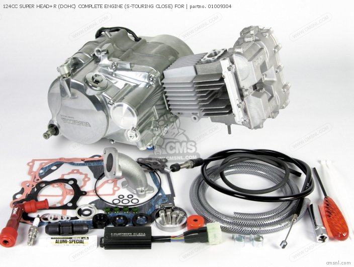 Takegawa 124CC SUPER HEAD+R (DOHC) COMPLETE ENGINE (S-TOURING CLOSE) FOR 01009304