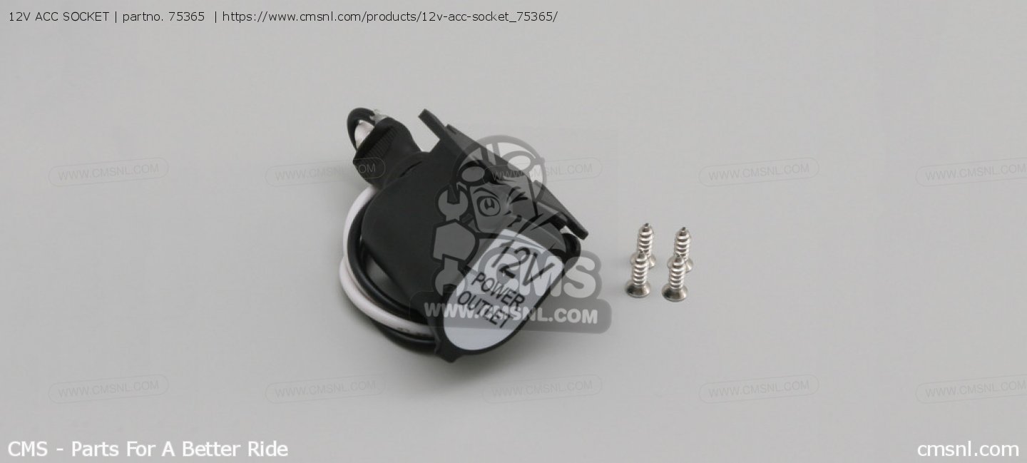 75365 12v Acc Socket Daytona buy the 75365 at CMSNL