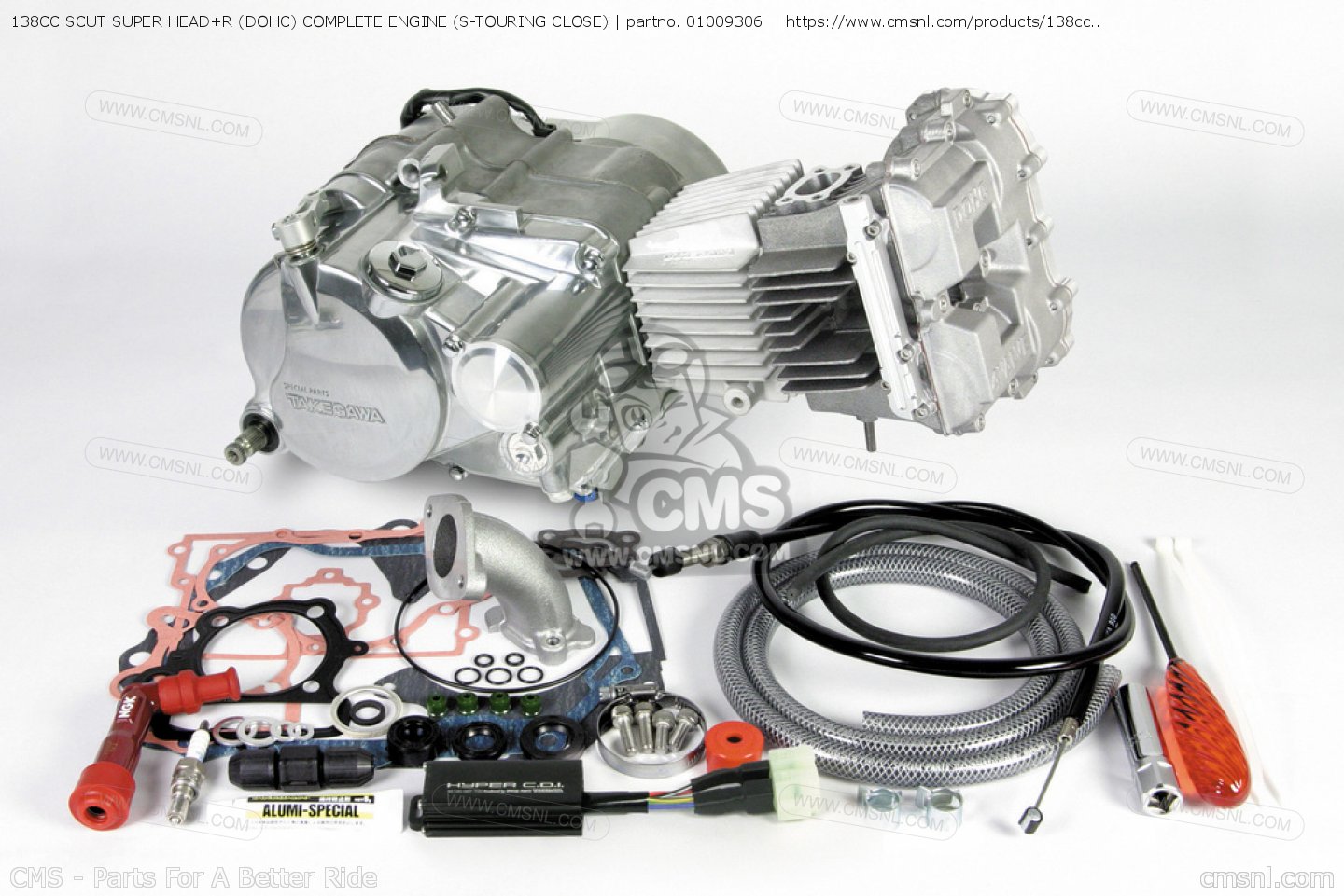 Cc Scut Super Head R Dohc Complete Engine S Touring Close Takegawa Buy The