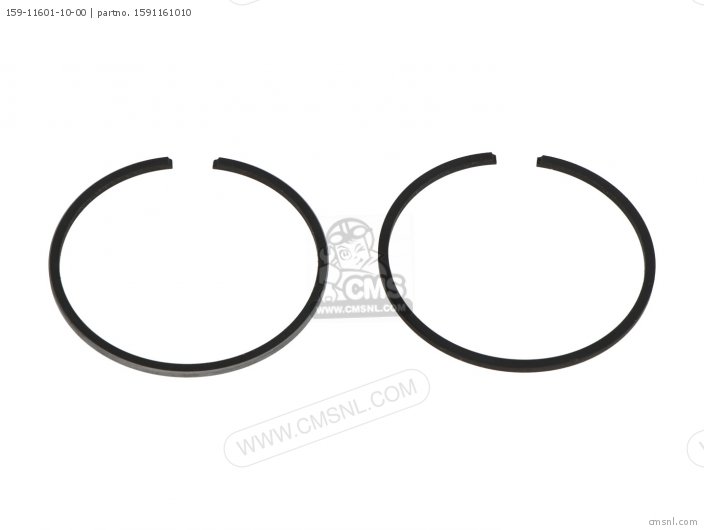 Yamaha PISTON RING SET (1ST O/S) (0.25MM) ALTERNATE PARTS 1591161010