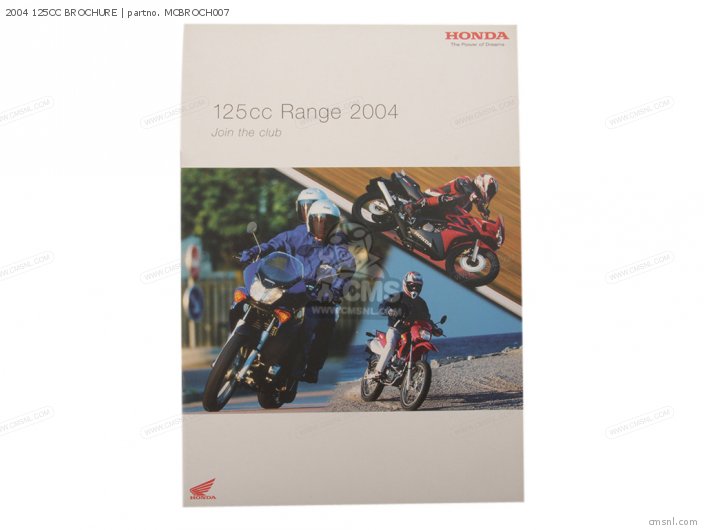 Honda 2004 125CC BROCHURE MCBROCH007